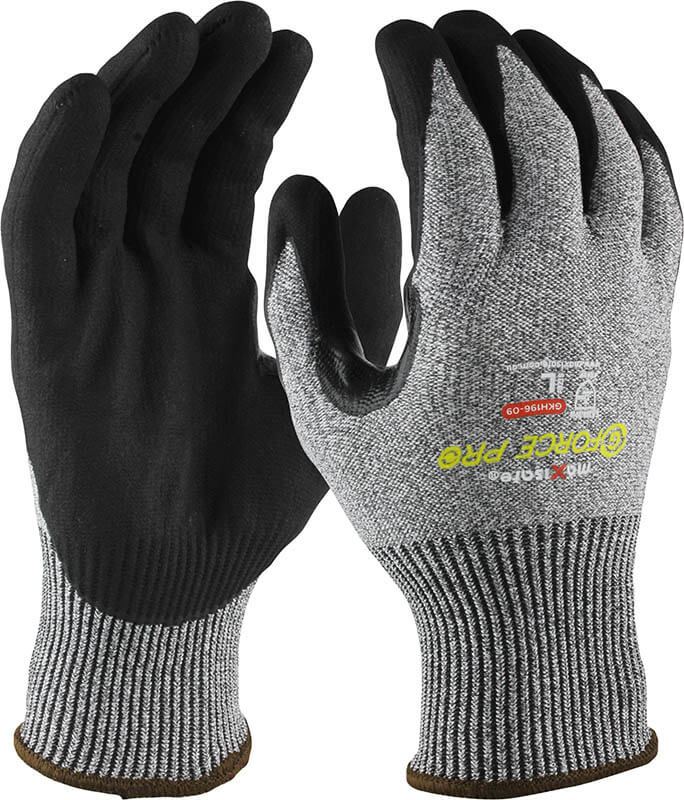 Maxisafe G-Force Ultra Cut F Plus Glove With Nitrile Coated Palm (12 Pairs)