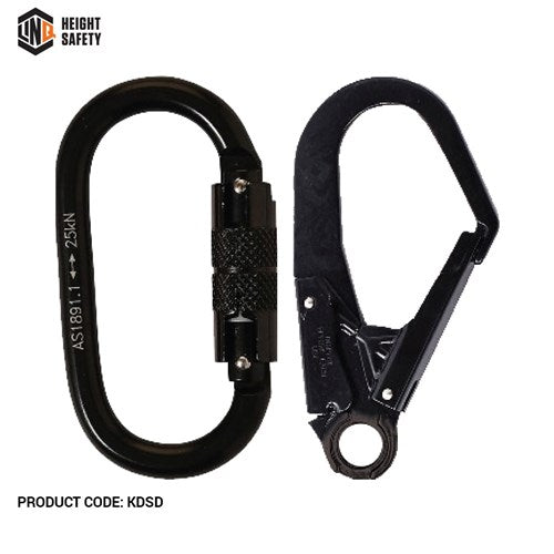 LINQ Elite Single Leg Shock Absorbing 2M Adjustable Lanyard