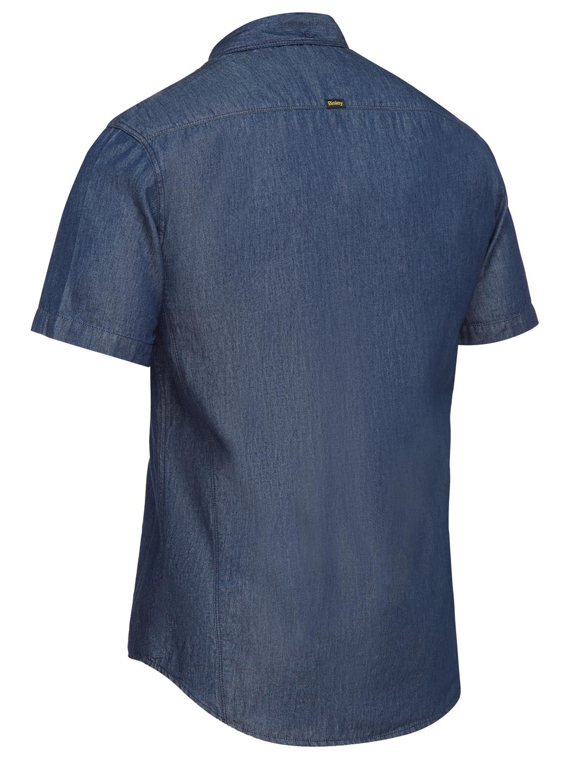Bisley Mens Short Sleeve Denim Work Shirt