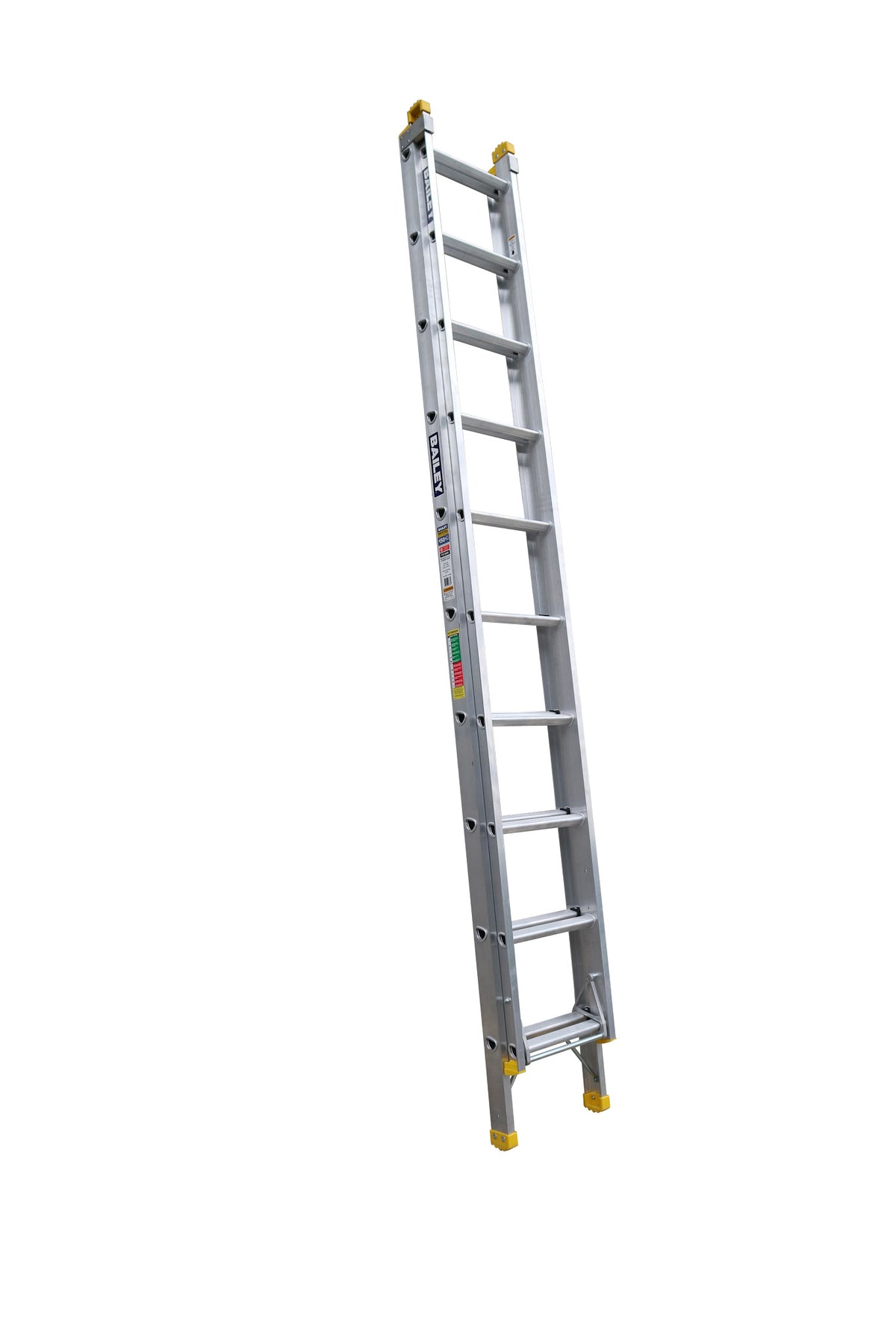 Bailey Ladders Pro Aluminium Extension 10 150kg Industrial Punchlock (3.1m/5.3m)