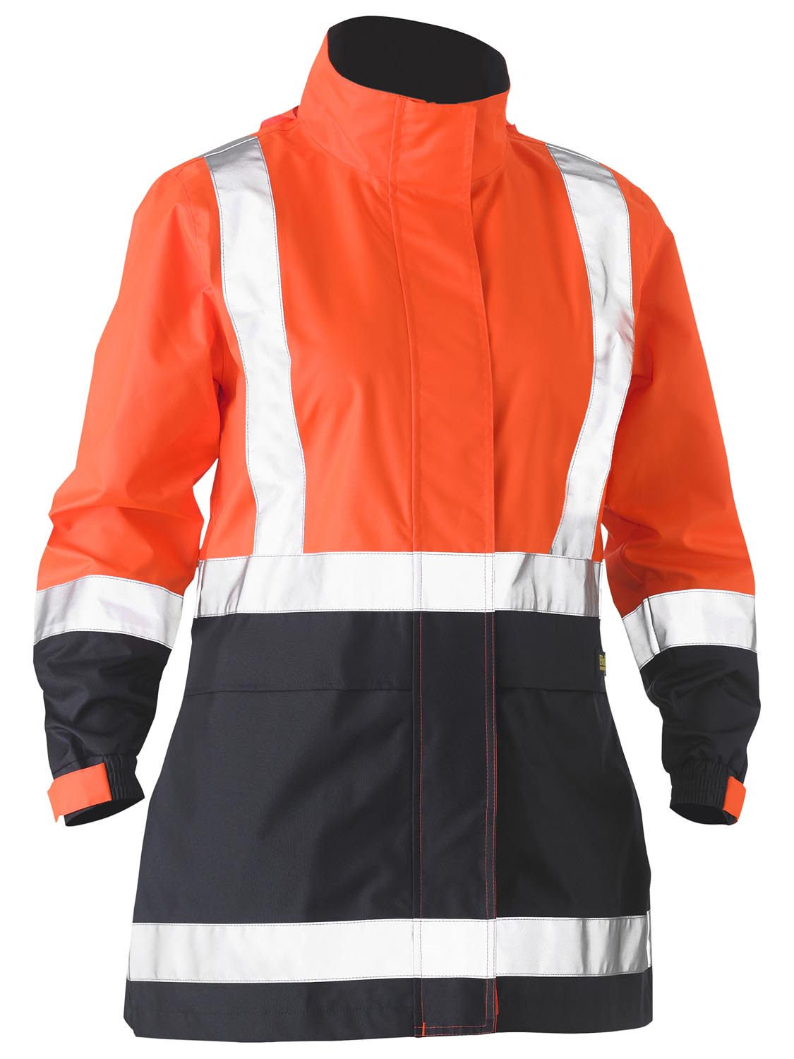 Bisley Women's H Taped Two Tone Hi Vis Rain Jacket