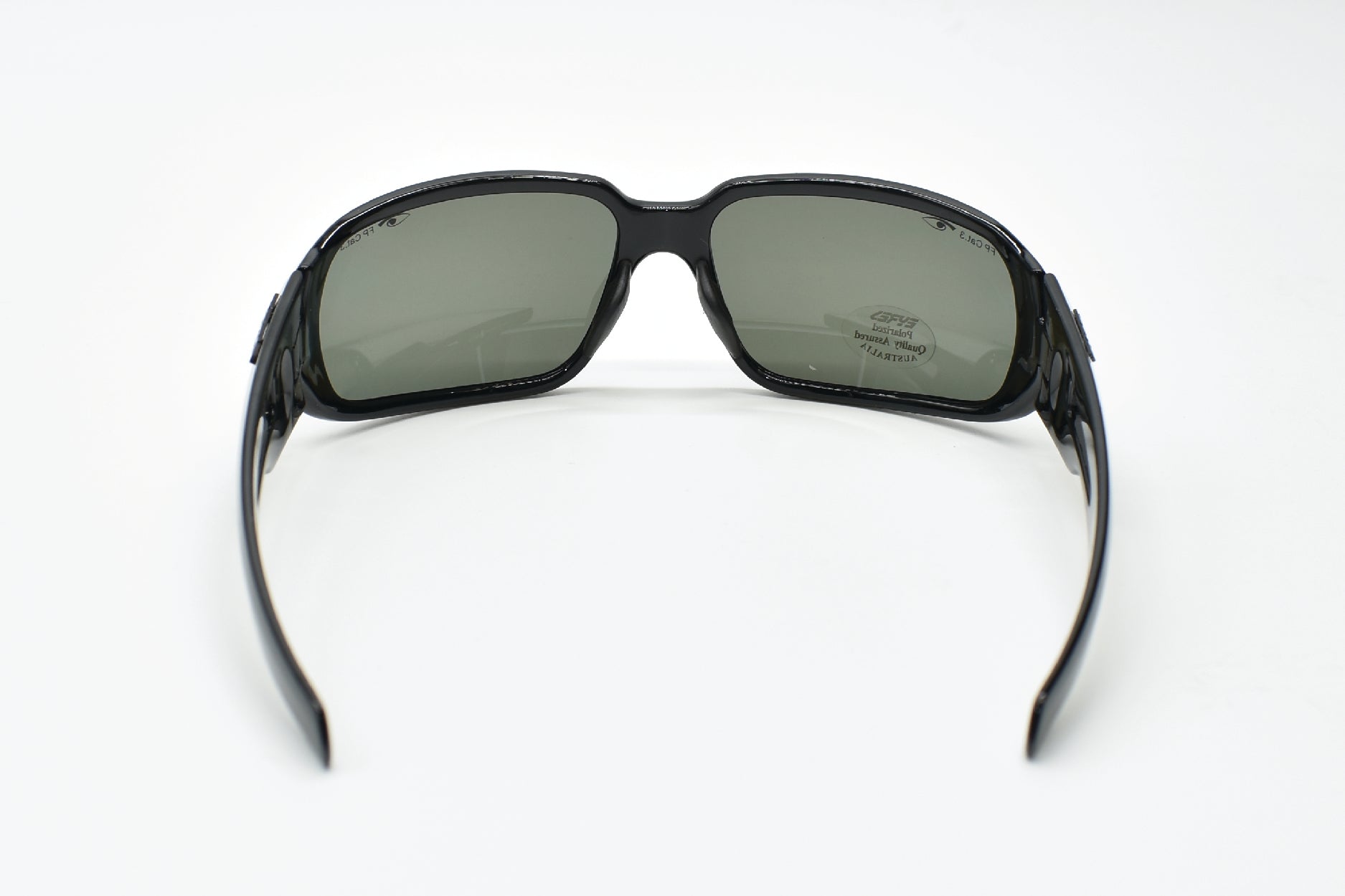 EYRES CHILLI Shiny Black Frame Polarised Grey Lens