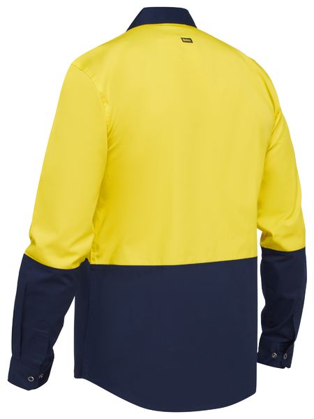 Bisley Two Tone Hi Vis Long Sleeve Shirt