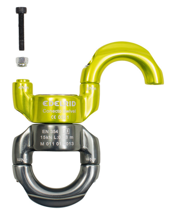 Edelrid Conecto Swivel oasis-slate (EDL717660001300)