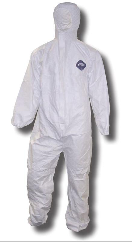 SMALL Dupont Tyvek 500 Xpert Coverall WHITE Type5/6 (CY025:S)