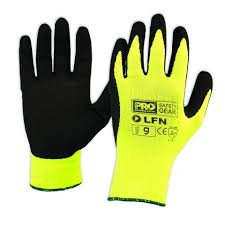 ProChoice 3XL/11 Synthetic Latex Glove Black Latex Foam on Hi Vis Yellow Nylon Liner (LFN)