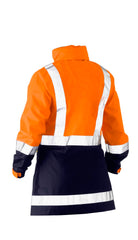 Bisley Women's H Taped Two Tone Hi Vis Rain Jacket