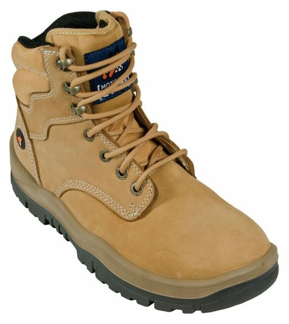 Size 10.5 UK Mongrel WHEAT Lace Up Boot Safety Work Boot Victor Footwear Shoe