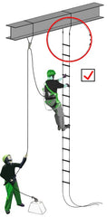 30m Wire Rope Ladder Aluminum Medium Weight
