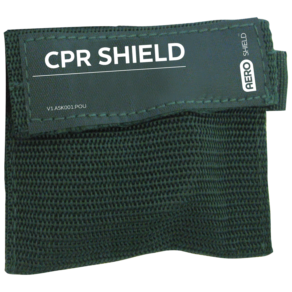 Aero Healthcare AEROSHIELD Key Ring CPR Face Shield