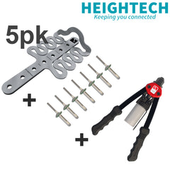 (PK 5) FrogLink Roof Anchors 15kN with Rivets and Hand Riveter Tool