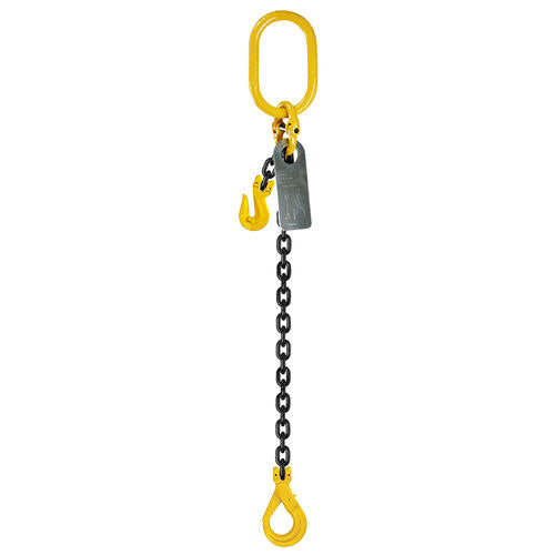 Austlift Grade 80 Chain Sling 8mm 1leg Effective Length C/W Clevis Type Grab Shortner And Clevis Self Locking Hook Tested