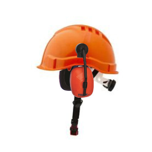 ProChoice V6 Hard Hat Vented Micro Peak Orange (HHV6MP-O) with Viper Earmuffs (HHEM)