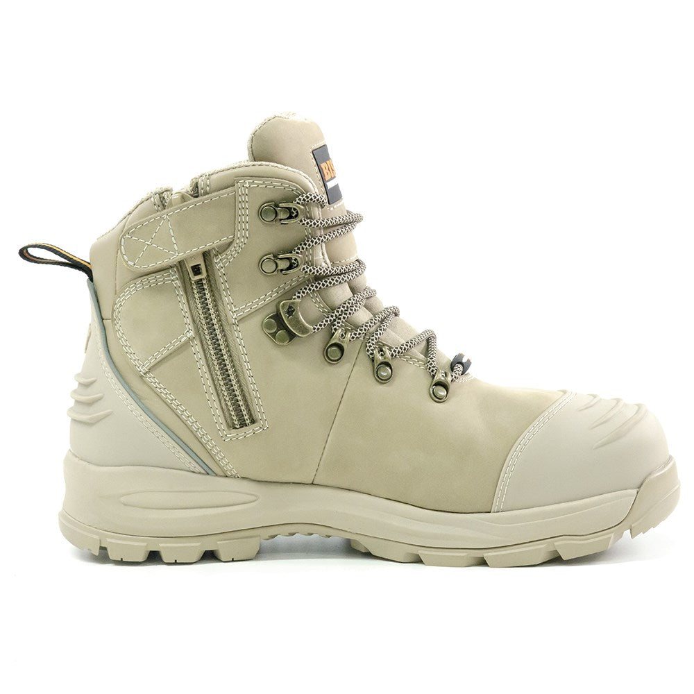 Bison Xt Ankle Lace Up Boot With Zip