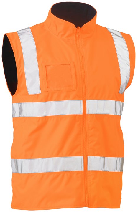 Bisley Taped Hi Vis Rail Wet Weather Vest