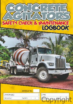 LOG BOOK - CONCRETE AGITATORS A4 (MLB103)