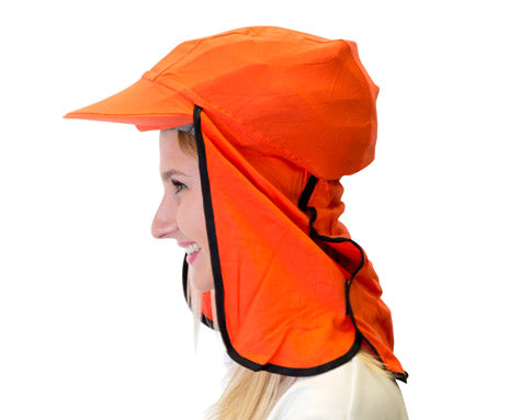 Uveto ORANGE 100% Cotton Gobi Over Hat Helmet Add-on