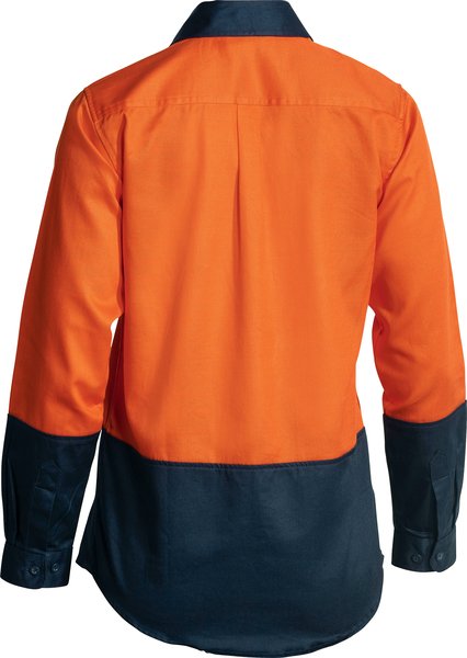 Bisley Women's Hi Vis Drill Shirt