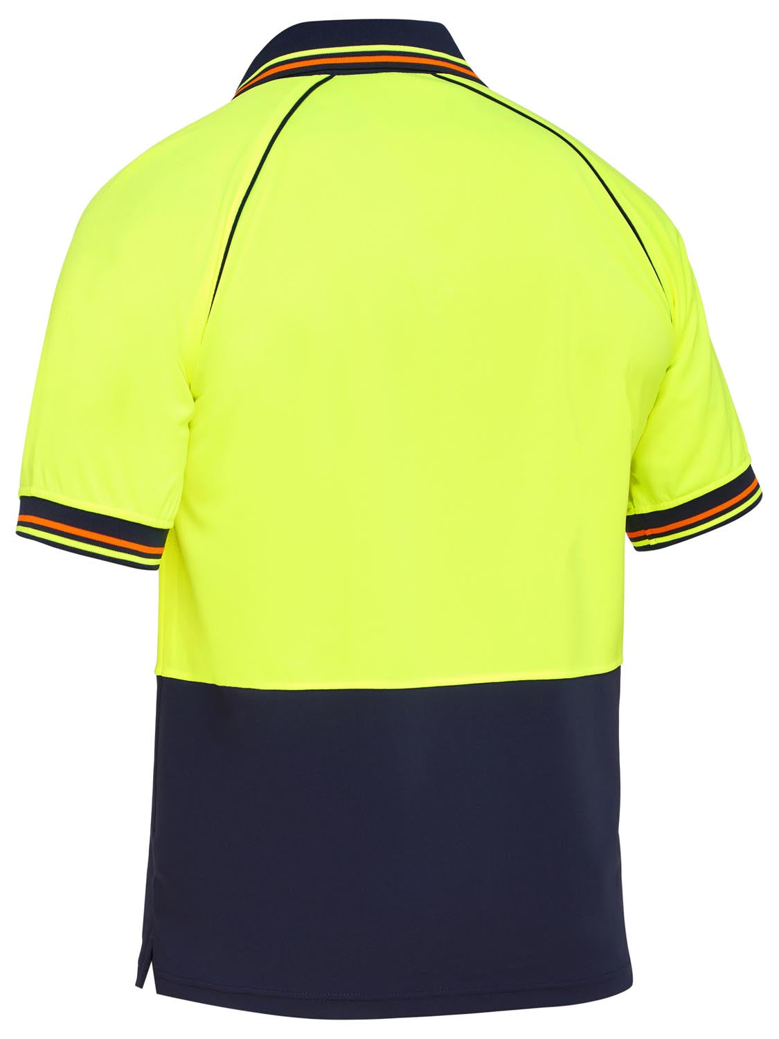 Bisley Bisley Recycle Two Tone Hi Vis Short Sleeve Polo