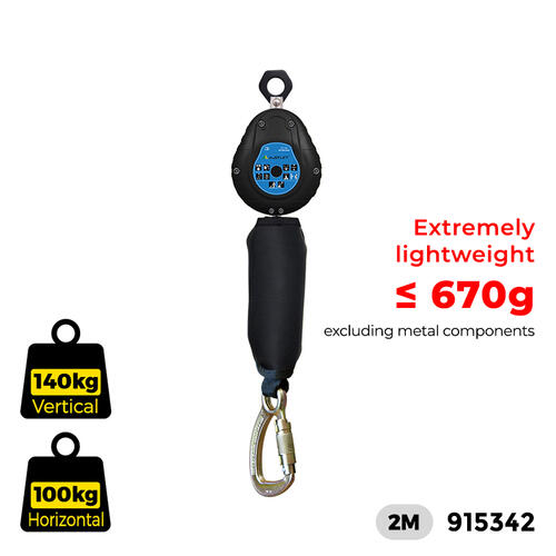 Austlift Inertia Reel Sharp Edge Resistant With 2M Webbing