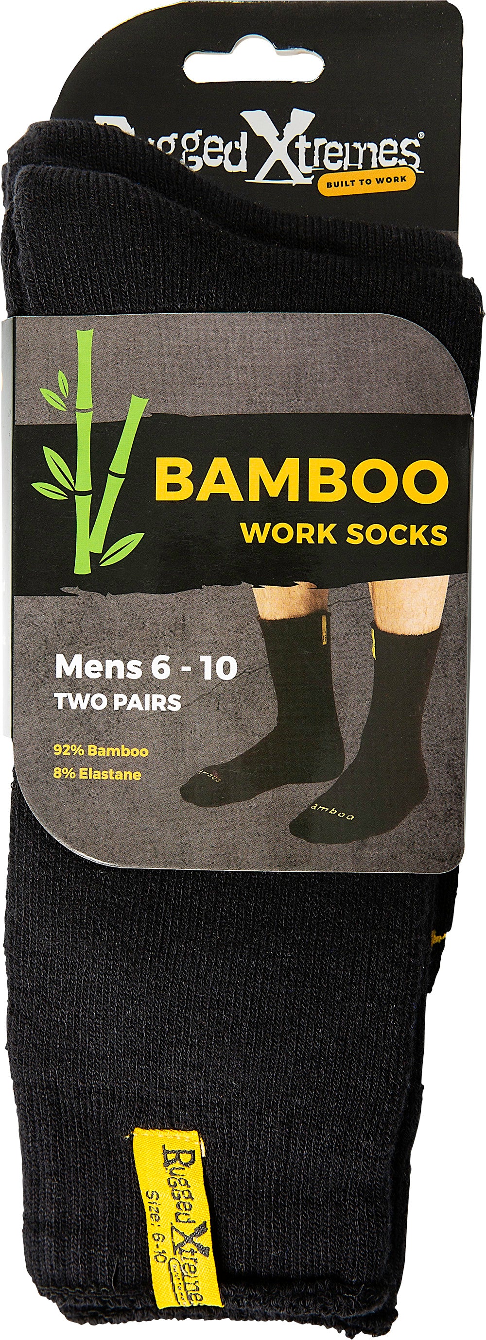 Rugged Xtremes Bamboo Socks Twin Pack