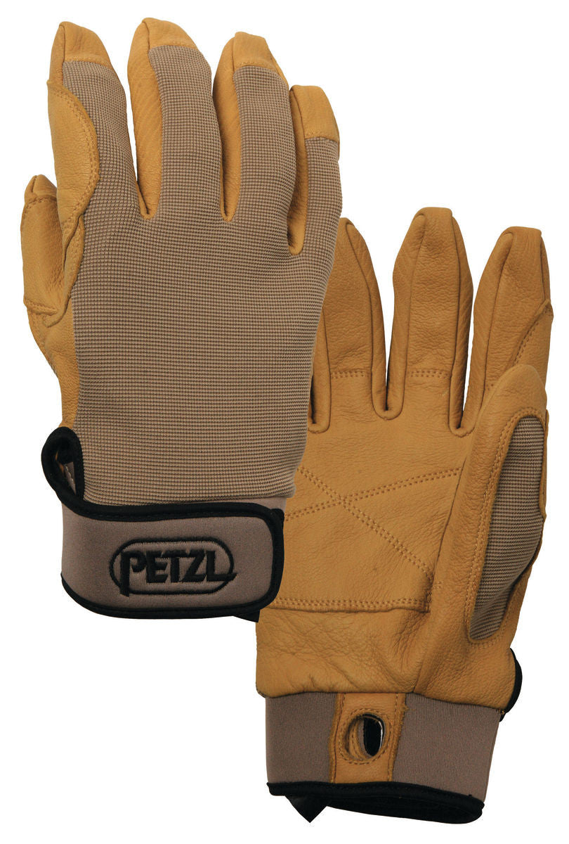 Tan Petzl Cordex Belay/Abseiling Glove Medium