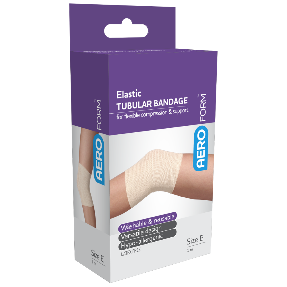 Aero Healthcare AEROFORM Size E Adult Legs Elastic Tubular Bandage 8.5cm x 1M