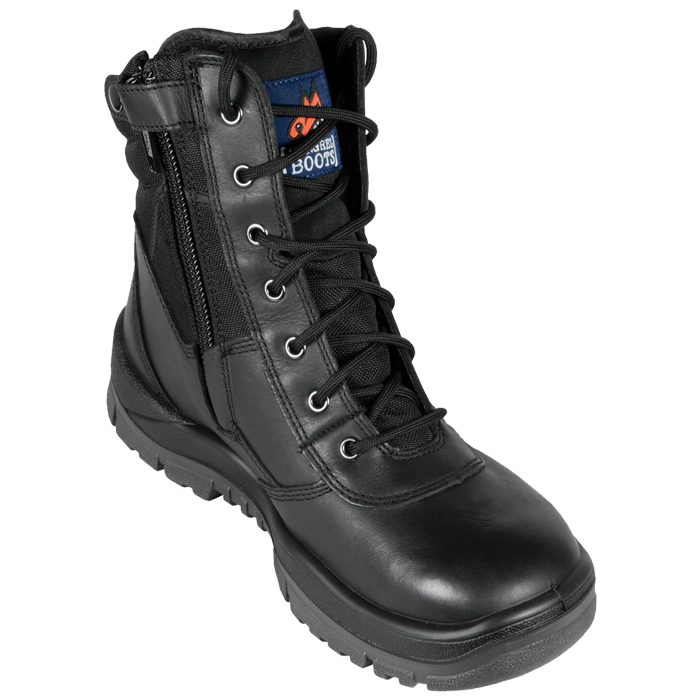 Size 10.5 Mongrel Black High Leg ZipSider Boot (251020)