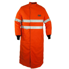 Elliotts ArcSafe T9 Arc Flash Switching Coat with Reflective Trim - Orange