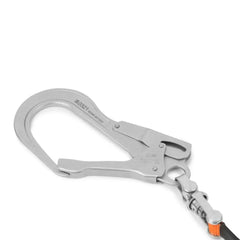 SPANSET DSL3 2m Single Self Retracting Lanyard c/w Aluminium Triple Action Karabiner and Aluminium Double Action ANSI Scaff Hooks