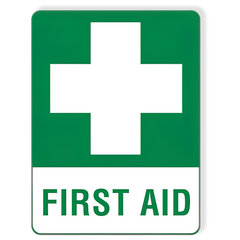 Aero Healthcare First Aid Sticker 15 x 22.5cm