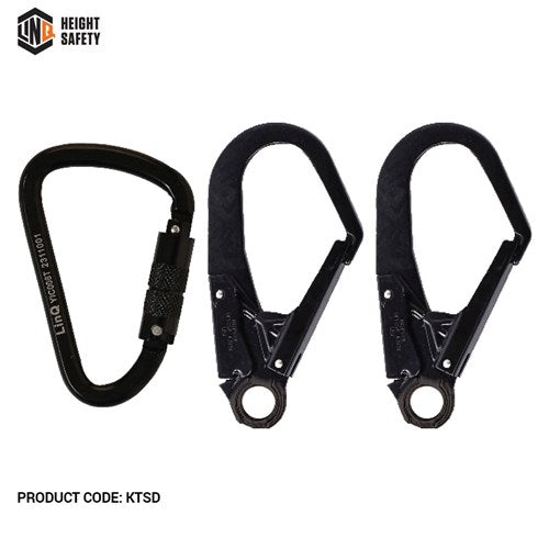 LINQ Double Leg Kernmantle 2M Shock Absorb Rope Lanyard