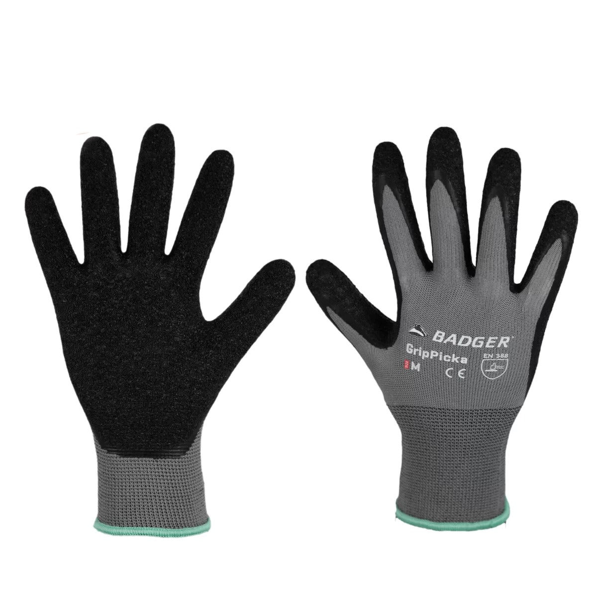 Badger GripPicka Latex Glove/Pack12