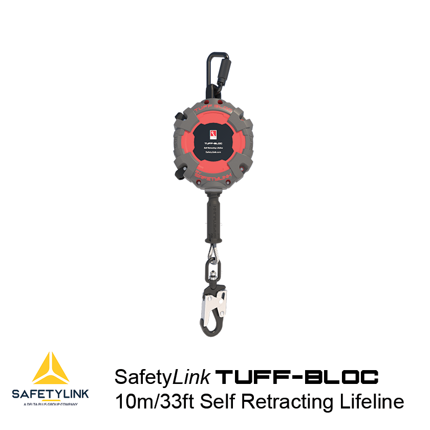 Safetylink TUFF-BLOC 10m Self Retracting Lifeline (TUFF-BLOC010)