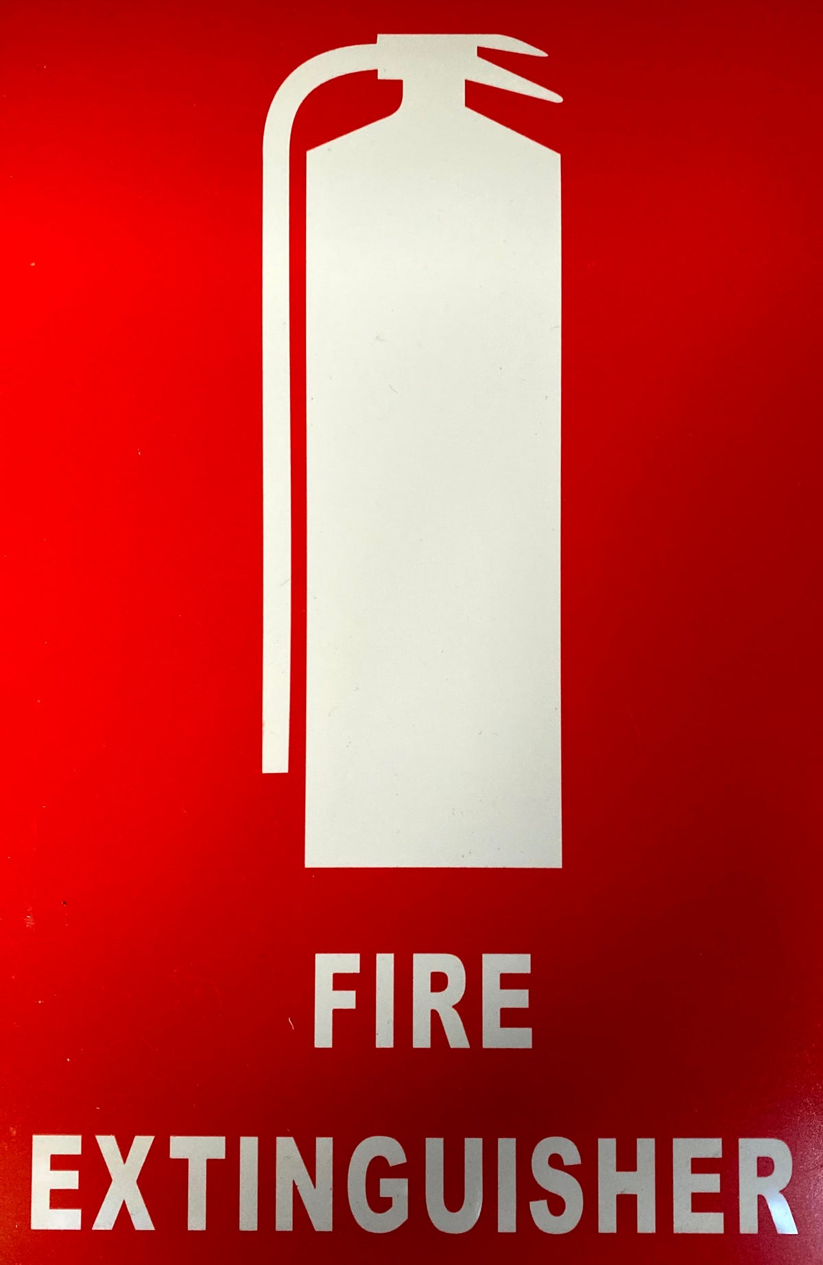 Fire Extinguisher Location sign 15cm x 23cm