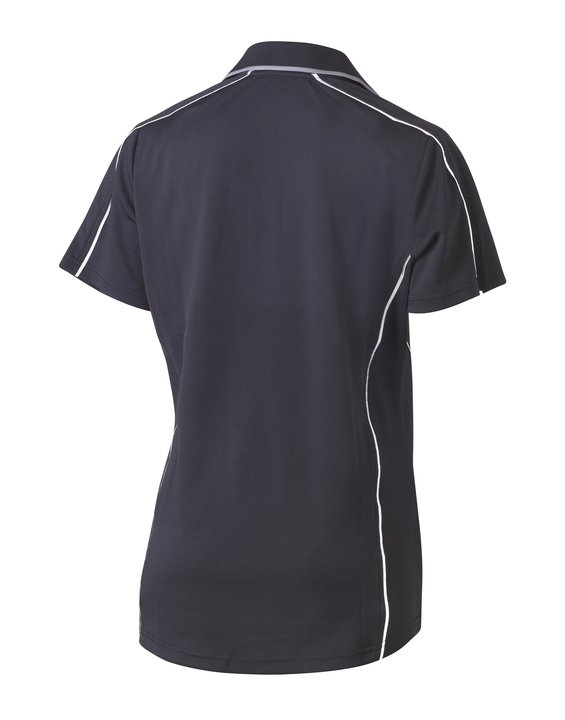 Bisley Women's Cool Mesh Polo with Reflective Piping