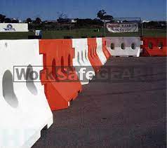 Water Filled Barrier  Heavy Duty- White