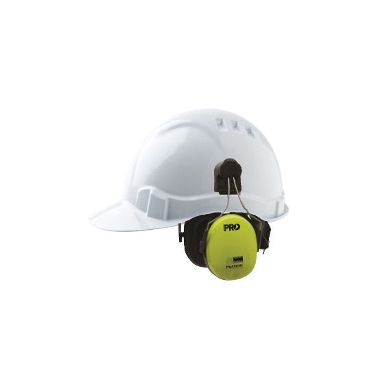 ProChoice V6 Hard Hat Vented White (HHV6-W) with Python Earmuffs (HHEMPYTS)