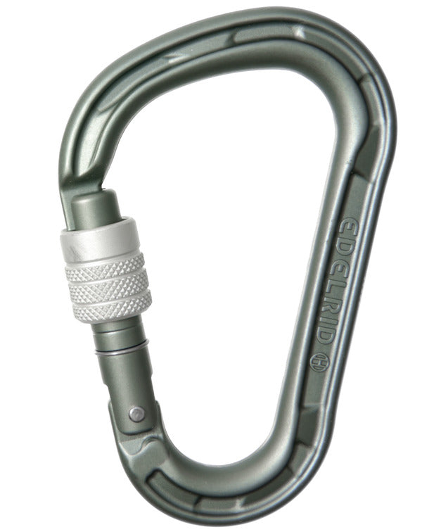 Edelrid HMS Magnum Screwgate slate Carabiner (EDL718120006630)