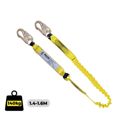 Austlift Lanyard Single Elasticated with Snap Hooks complies to AS 1891.5-2020