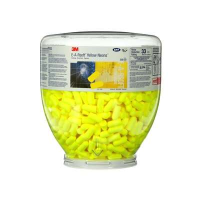 3M E-A-Rsoft Yellow Neons Regular (SLC80 23dB, Class 4) One Touch Refill (391-1004)