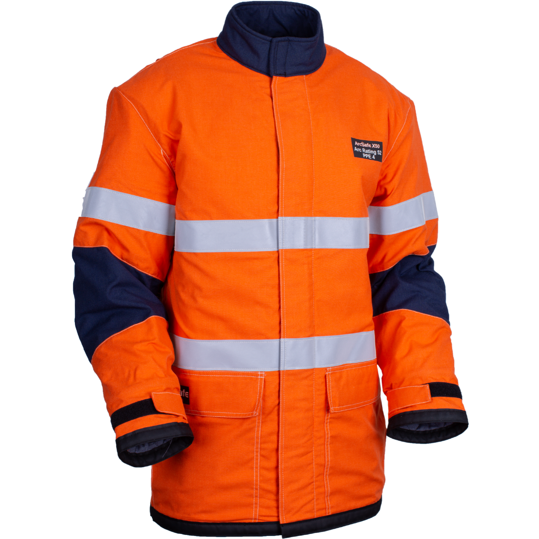 ArcSafe X50 Arc Flash Switching Jacket with Reflective Trim (EASCJX50T1)