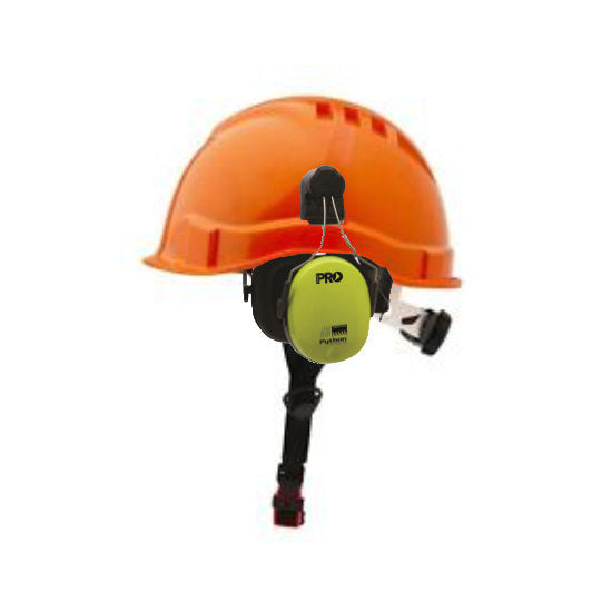 ProChoice V6 Hard Hat Vented Micro Peak Orange (HHV6MP-O) with Python Earmuffs (HHEMPYTS)