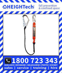 SpanSet 1.5m shockie lanyard with Scaffold Hook