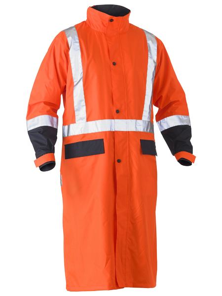 Bisley Taped Hi Vis Long Rain Coat