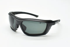 EYRES EDGE With Foam Matt Charcoal Grey Frame Polarised Grey AF & AS Lens