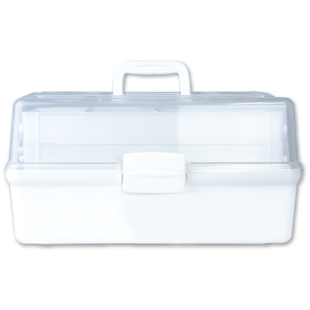 Aero Healthcare AEROCASE Medium White and Clear Tacklebox 42 x 21 x 22cm (for AFAK4T/AFAK5T)