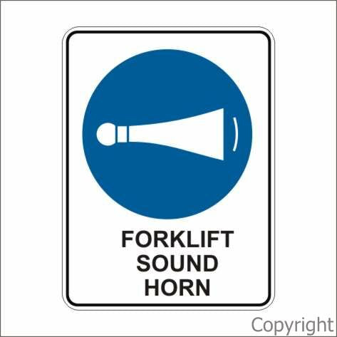 FORKLIFTS SOUND HORN 300x450mm Metal