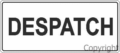 DESPATCH 200x450mm POLY