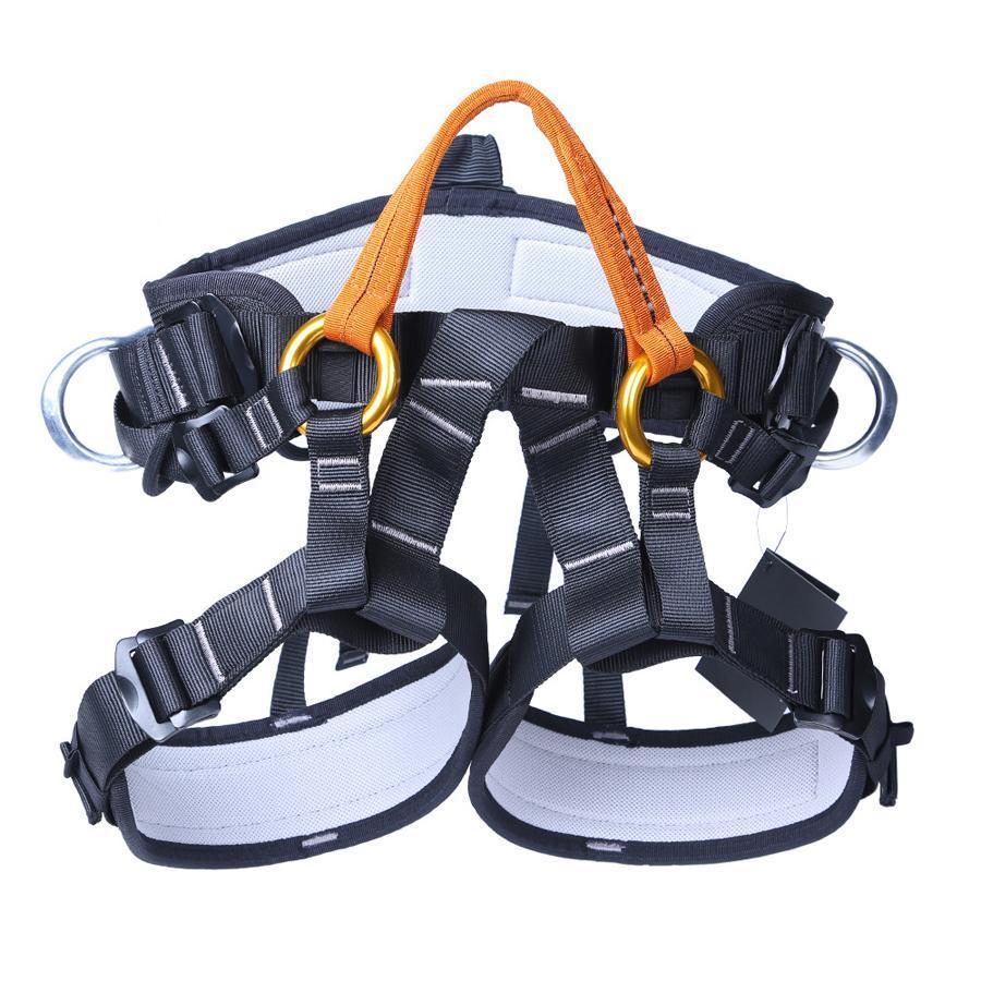 Black Tree Arborist Climbing Sit Harness